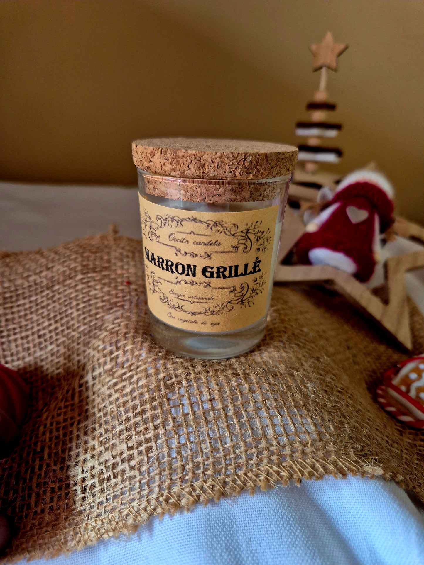 Petite candela Marron grillé