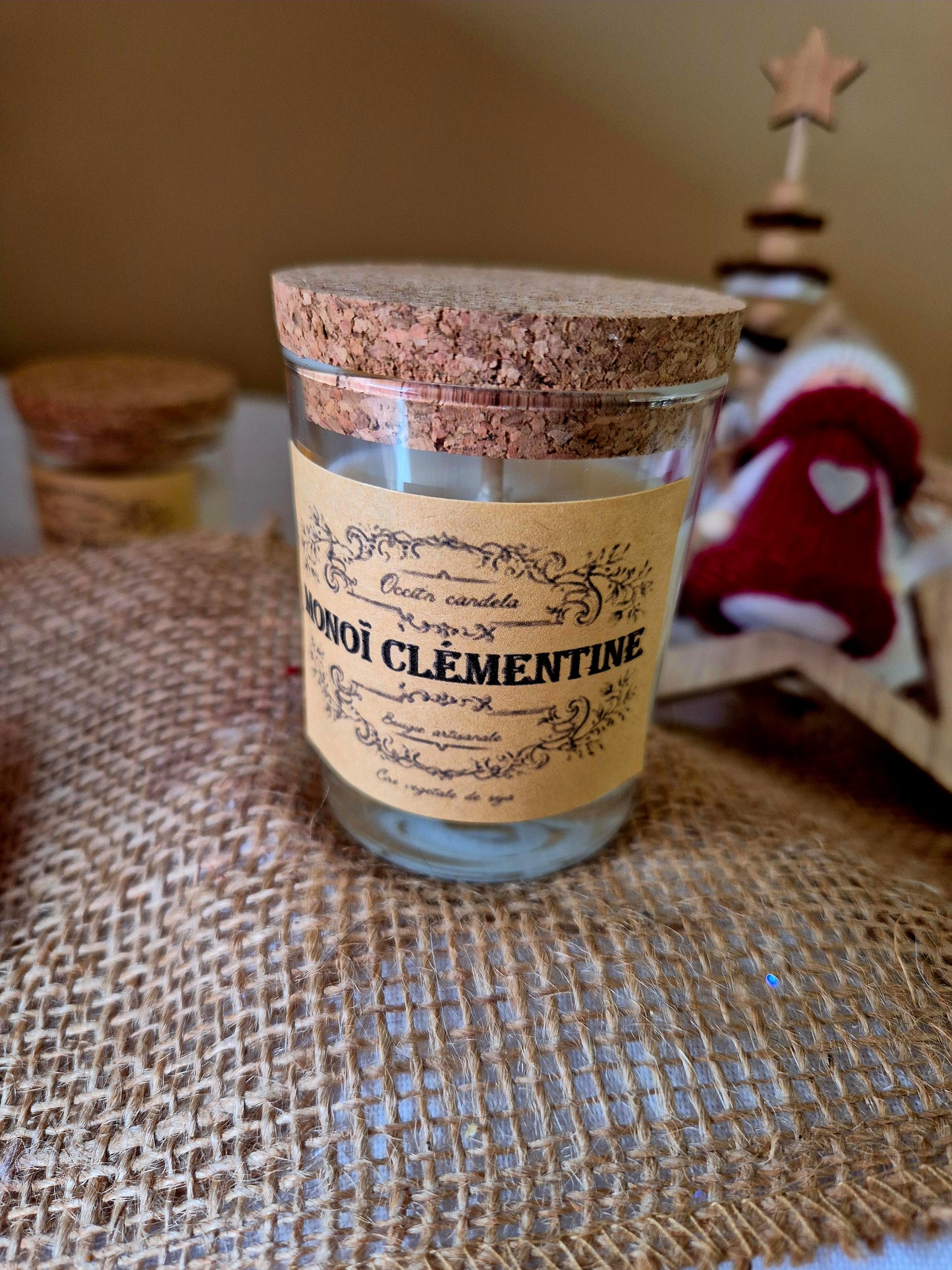 Petite candela Monoï clémentine