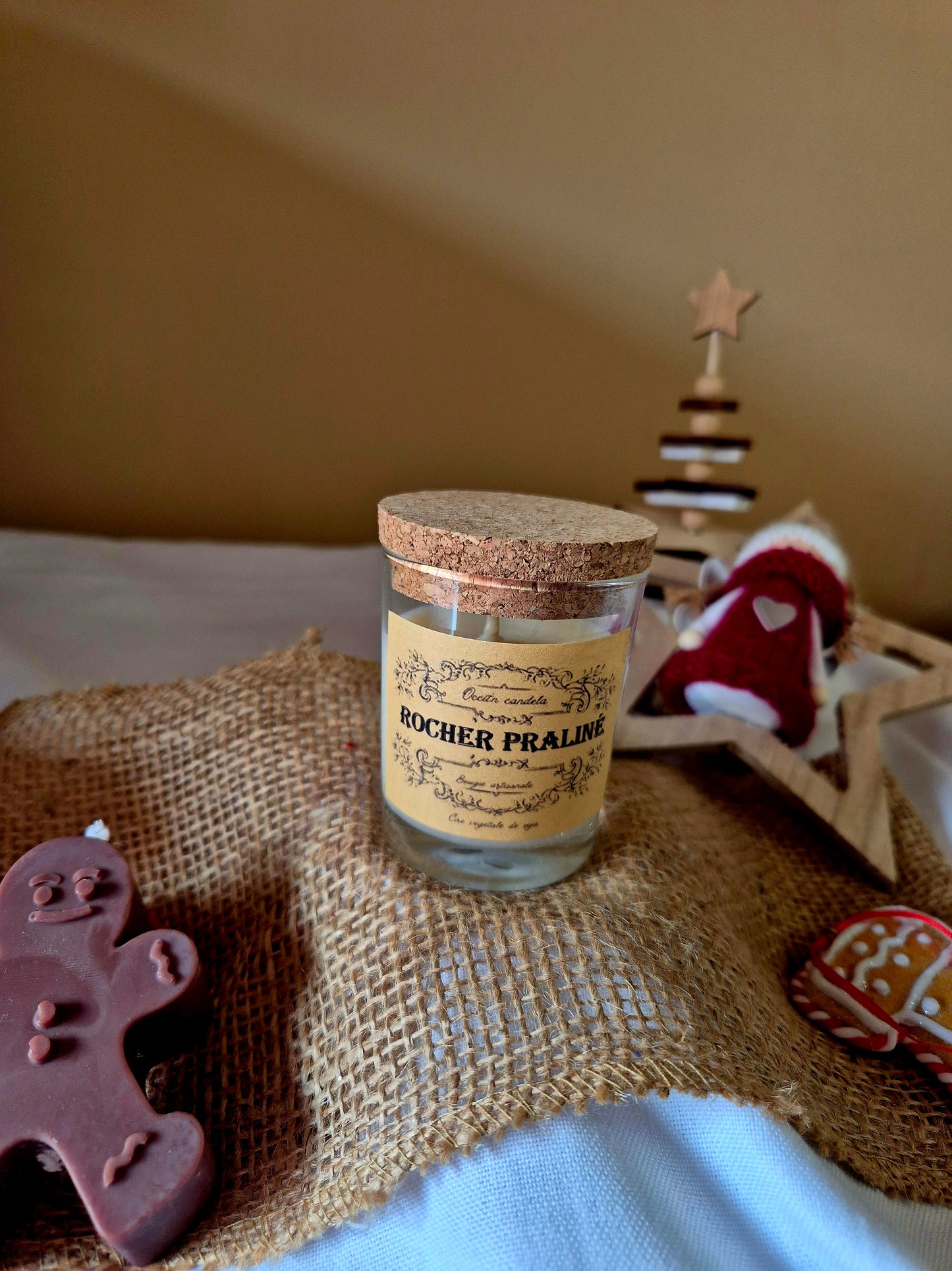 Petite candela Rocher praliné
