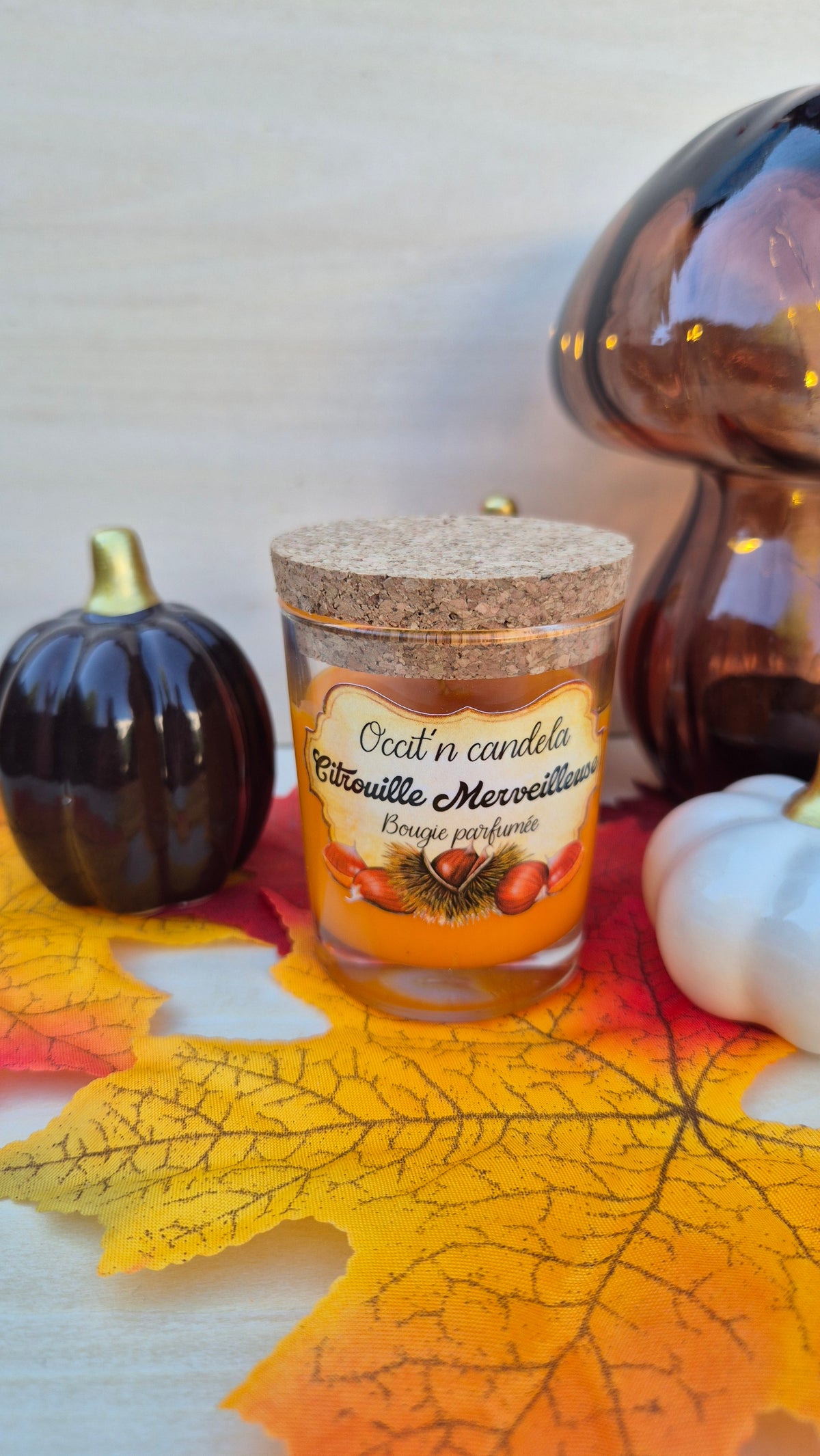 Petite candela citrouille merveilleuse
