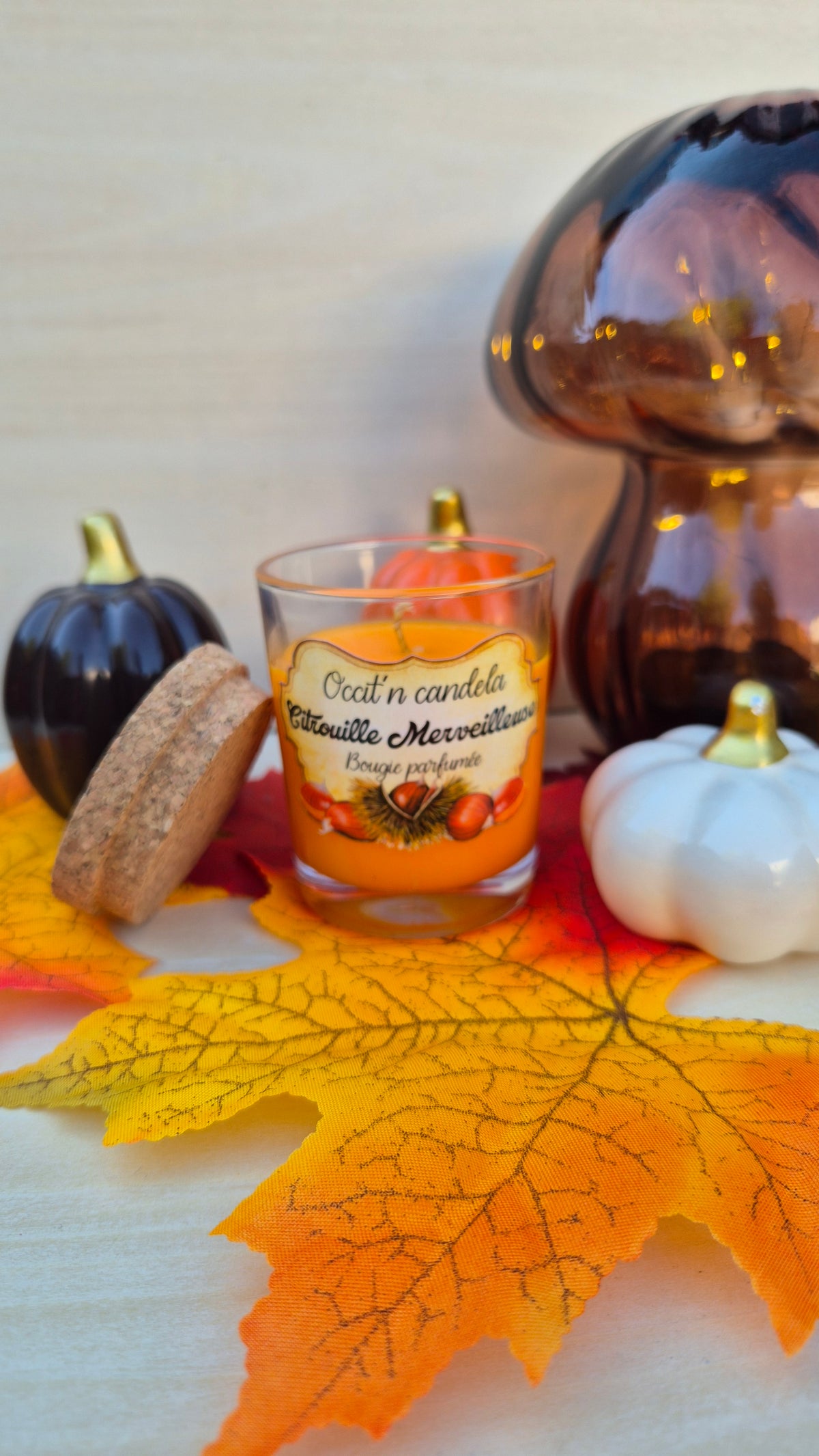 Petite candela citrouille merveilleuse