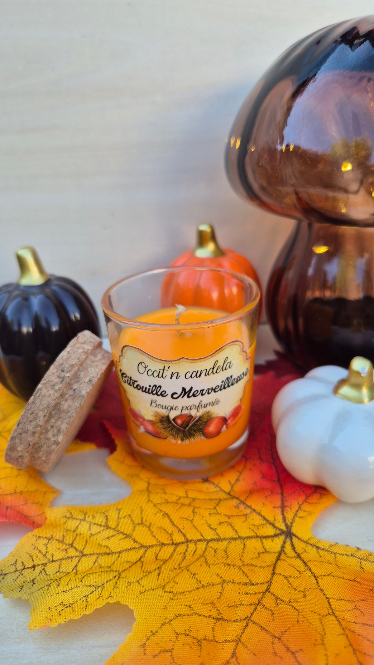 Petite candela citrouille merveilleuse